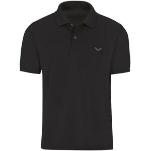 TRIGEMA Černé Bavlněné Polokošile - Polo TRIGEMA Černé Bavlněné Polokošile - Polo