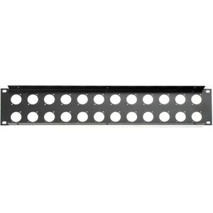 Adam Hall Steel 2U Rack Panel for 24 XLR/Speakon Adam Hall Steel 2U Rack Panel for 24 XLR/Speakon