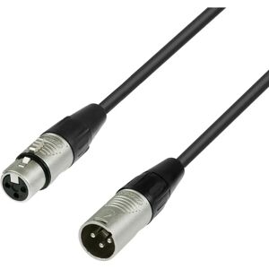 Adam Hall K4 Mikrofonkabel - 1m - Schwarz Adam Hall K4 Mikrofonkabel - 1m - Schwarz