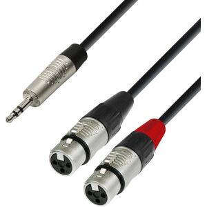 Rean 3.5mm Stereo to 2 XLR Female 3m Audio Cable Rean 3.5mm Stereo to 2 XLR Female 3m Audio Cable