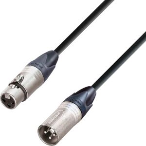 Adam Hall K5MMF0100 audio cable - 1 m XLR - Black Adam Hall K5MMF0100 audio cable - 1 m XLR - Black