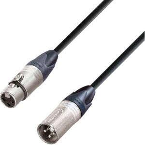 Neutrik XLR Microphone Cable 15m - Black - Microphone Cable Neutrik XLR Microphone Cable 15m - Black - Microphone Cable