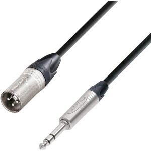 Adam Hall Cables K5 BMV 0300 Microphone Cable - 3m, Neutrik XLR, 6.35mm Jack - Series 5-Star Adam Hall Cables K5 BMV 0300 Microphone Cable - 3m, Neutrik XLR, 6.35mm Jack - Series 5-Star