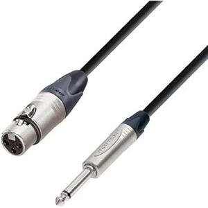 Adam Hall K5 MFP 0500 - Microphone Cable with Neutrik XLR Female to 6.35mm Mono Jack - 5m Adam Hall K5 MFP 0500 - Microphone Cable with Neutrik XLR Female to 6.35mm Mono Jack - 5m