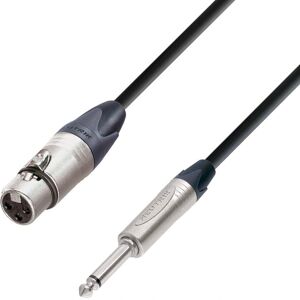 Adam Hall K5 MFP 1000 - Microphone Cable with Neutrik XLR and Jack - 10m Adam Hall K5 MFP 1000 - Microphone Cable with Neutrik XLR and Jack - 10m