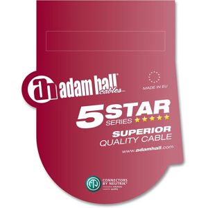 Kabel audio Adam Hall K5 MMP 0300 - 3m XLR i jack mono 6,35mm - Czarny i srebrny Kabel audio Adam Hall K5 MMP 0300 - 3m XLR i jack mono 6,35mm - Czarny i srebrny