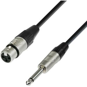 Adam Hall 4-Star Series Microphone Cable - 10m, XLR Female to 6.3mm Jack Adam Hall 4-Star Series Microphone Cable - 10m, XLR Female to 6.3mm Jack