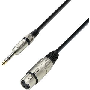 Adam Hall Mikrofonkabel K3BFV0600 - 6m, Svart, XLR till 6,35mm Adam Hall Mikrofonkabel K3BFV0600 - 6m, Svart, XLR till 6,35mm