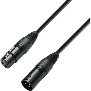 Cable de audio Adam Hall K3DMF0050 - 0,5 m XLR (3 pines) Negro Cable de audio Adam Hall K3DMF0050 - 0,5 m XLR (3 pines) Negro