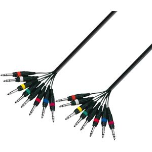 Adam Hall K3 L8 VV 0300 - Multicore Cable 8 x Jack 6.35mm 3m Adam Hall K3 L8 VV 0300 - Multicore Cable 8 x Jack 6.35mm 3m