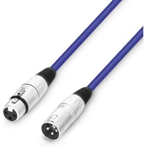 Adam Hall Cables 3 STAR MMF 0100 BL - Mikrofonní kabel - 1m Modrý Adam Hall Cables 3 STAR MMF 0100 BL - Mikrofonní kabel - 1m Modrý