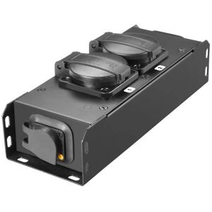 Adam Hall PROPORT 2 T Power Strip - IP54 Yellow & Black Adam Hall PROPORT 2 T Power Strip - IP54 Yellow & Black