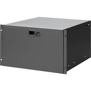 Adam Hall 87406CL Rack Schublade - 6U Stahl mit Zahlenschloss Adam Hall 87406CL Rack Schublade - 6U Stahl mit Zahlenschloss