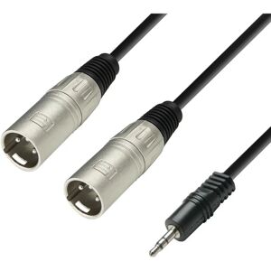 Adam Hall Cables K3 YWMM 0300 - Câble audio stéréo - 3 m - Publicité Adam Hall Cables K3 YWMM 0300 - Câble audio stéréo - 3 m - Publicité
