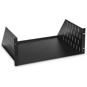 Adam Hall 87554 Rack Cradle - Deep 19" Steel Shelf - 4U 375mm Adam Hall 87554 Rack Cradle - Deep 19" Steel Shelf - 4U 375mm