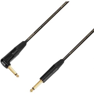 Adam Hall Cables 5 Star IPR 0600 Instrumentkabel - Svart - Professionell 6m Adam Hall Cables 5 Star IPR 0600 Instrumentkabel - Svart - Professionell 6m