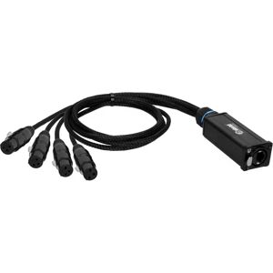 Adam Hall K4CXF3BLK - Adapter for Audio & DMX, 3-Pol XLR Femelle, Cat.6a - Adapter Adam Hall K4CXF3BLK - Adapter for Audio & DMX, 3-Pol XLR Femelle, Cat.6a - Adapter