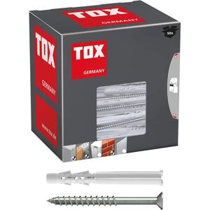 TOX Chevilles universels pour cadre 6x65mm + Vis - Ensemble cheville et vis - Publicité TOX Chevilles universels pour cadre 6x65mm + Vis - Ensemble cheville et vis - Publicité