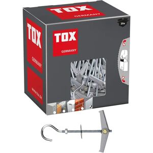 TOX M4 Wall Anchor - Automatic hinge, Round hook, Thick wall suitable - 20 pcs TOX M4 Wall Anchor - Automatic hinge, Round hook, Thick wall suitable - 20 pcs
