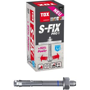 Tox M10 x 90 / 10 Ancrage à boulon en acier inoxydable - Bolt Anchor - Publicité Tox M10 x 90 / 10 Ancrage à boulon en acier inoxydable - Bolt Anchor - Publicité