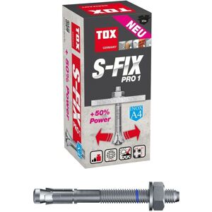 Ancoraggio a bullone in acciaio inox TOX M12 Ancoraggio a bullone in acciaio inox TOX M12