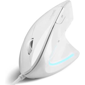Perixx PERIMICE-513 W ergonomische muis - Optisch, Bekabeld, Wit Perixx PERIMICE-513 W ergonomische muis - Optisch, Bekabeld, Wit