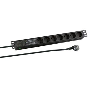 EFB Elektronik EK631DE.3 Power Strip - 7 Outlets, 2m Cord, Indoor, Black EFB Elektronik EK631DE.3 Power Strip - 7 Outlets, 2m Cord, Indoor, Black