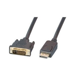 EFB Elektronik K5564SW.1V2 1m DVI DisplayPort Svart - Videosladd EFB Elektronik K5564SW.1V2 1m DVI DisplayPort Svart - Videosladd