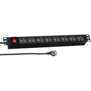 EFB Elektronik EK631USB.1 Przedłużacz zasilania - 16 USB-A, 3m, Czarny EFB Elektronik EK631USB.1 Przedłużacz zasilania - 16 USB-A, 3m, Czarny