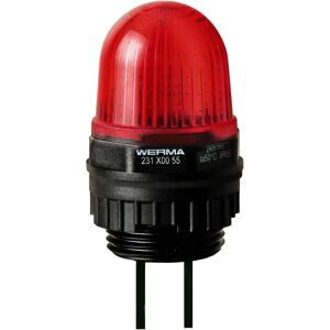 Indicatore luminoso Werma EM 231 - Effetto costante - Rosso - 24 V DC Indicatore luminoso Werma EM 231 - Effetto costante - Rosso - 24 V DC
