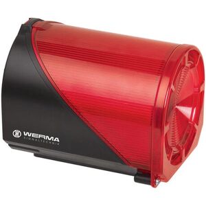 Werma larmsignal - LED-dubbelljus, 114dB, Röd Werma larmsignal - LED-dubbelljus, 114dB, Röd