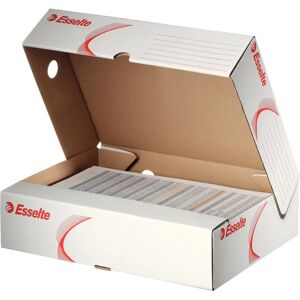Esselte 128005 storage box - A4, white, sturdy, eco-friendly Esselte 128005 storage box - A4, white, sturdy, eco-friendly