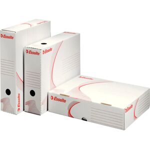 Esselte 128005 storage box - A4, white, sturdy, eco-friendly Esselte 128005 storage box - A4, white, sturdy, eco-friendly