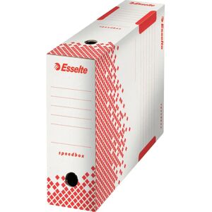 Boîte de classement Esselte Speedbox Blanc/Rouge A4 Boîte de classement Esselte Speedbox Blanc/Rouge A4