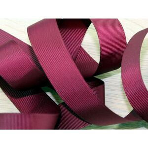 Prym 16mm Ribbed Polyester Tape Bordeaux - per metre Prym 16mm Ribbed Polyester Tape Bordeaux - per metre