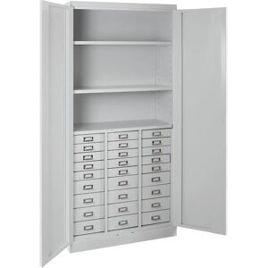 Armoire de rangement ADB - 27 tiroirs en acier avec serrure Armoire de rangement ADB - 27 tiroirs en acier avec serrure