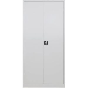 Armoire en acier ADB 40752 gris clair - Placard de rangement - Publicité Armoire en acier ADB 40752 gris clair - Placard de rangement - Publicité