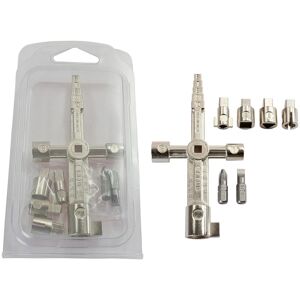 Dönges Modèle 122 x 64 mm Clé Multifonction - Ouverture, Fermeture, Mesure - Publicité Dönges Modèle 122 x 64 mm Clé Multifonction - Ouverture, Fermeture, Mesure - Publicité