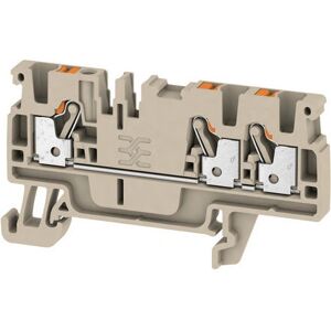 Weidmüller A3C 2.5 Terminal Block - Beige Weidmüller A3C 2.5 Terminal Block - Beige