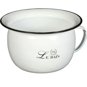 AMBIENTE HAUS - Nachttopf aus Emaille - 25x14x22 - Planter AMBIENTE HAUS - Nachttopf aus Emaille - 25x14x22 - Planter