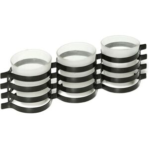 Ambiente Haus - Fuligo 3er 30cm - Schwarz - candle holder Ambiente Haus - Fuligo 3er 30cm - Schwarz - candle holder