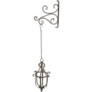 AMBIENTE HAUS - Wandhaken antikgrau 28cm - antikgrau - 28cm - Candle Holder AMBIENTE HAUS - Wandhaken antikgrau 28cm - antikgrau - 28cm - Candle Holder