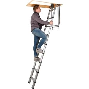 Batavia Loft Ladder - Lightweight Aluminum, Auto Lock, Wide Steps Batavia Loft Ladder - Lightweight Aluminum, Auto Lock, Wide Steps