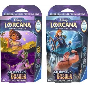 Disney Lorcana - Starter Deck The Return of Ursula - Collectible Card Game Disney Lorcana - Starter Deck The Return of Ursula - Collectible Card Game