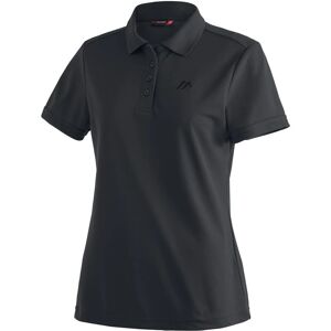 Maier Sports Ulrike Black Lightweight Pique Polo Shirt - Sportswear Maier Sports Ulrike Black Lightweight Pique Polo Shirt - Sportswear