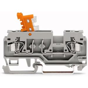 Wago 280-870 klemmenblok - Testpen compatibel - Grijs Wago 280-870 klemmenblok - Testpen compatibel - Grijs