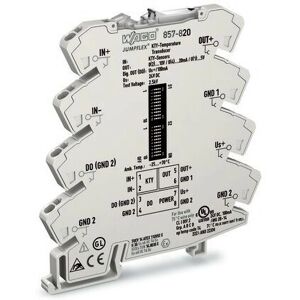Wago 857-820 Transducer - Lichtgrijs - Temperatuursensor - Elektrisch relais Wago 857-820 Transducer - Lichtgrijs - Temperatuursensor - Elektrisch relais