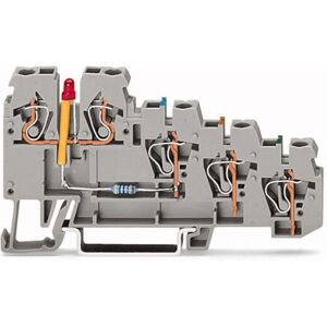 WAGO 270-570/281-434 Terminal Block - Grey - 5P WAGO 270-570/281-434 Terminal Block - Grey - 5P