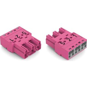 WAGO 770-293/081-000 Rosa Seriekopplingskontakt - Kopplingar WAGO 770-293/081-000 Rosa Seriekopplingskontakt - Kopplingar