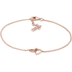 Elli Rose Guld Sterling Silver Hjärta Charm Klocka - Klocka och Smycke Elli Rose Guld Sterling Silver Hjärta Charm Klocka - Klocka och Smycke